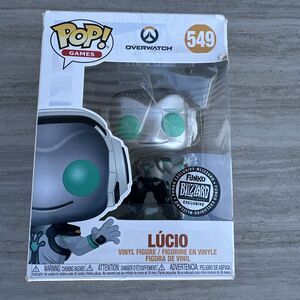 Funko Pop! Games Overwatch Lucio #549 Blizzard 2019 BlizzCon Exclusive Box tear